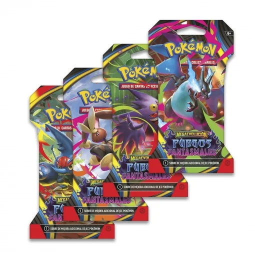 Sleeve Booster MEGA Fuegos Fantasmales ESPAÑOL