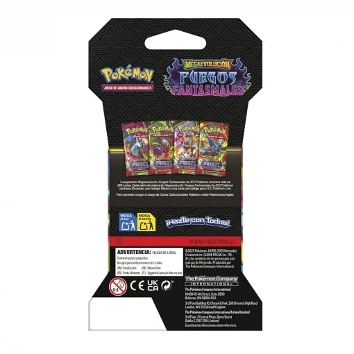 Sleeve Booster MEGA Fuegos Fantasmales ESPAÑOL