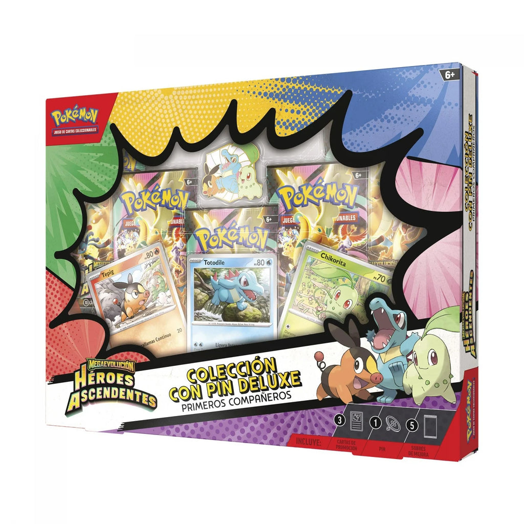 Pokémon Megaevolución Héroes Ascendentes, Colección con pin deluxe
