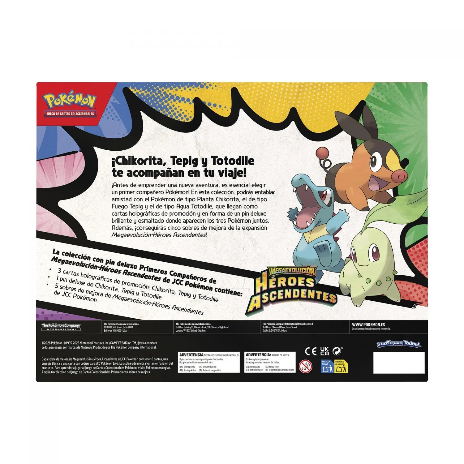 Pokémon Megaevolución Héroes Ascendentes, Colección con pin deluxe
