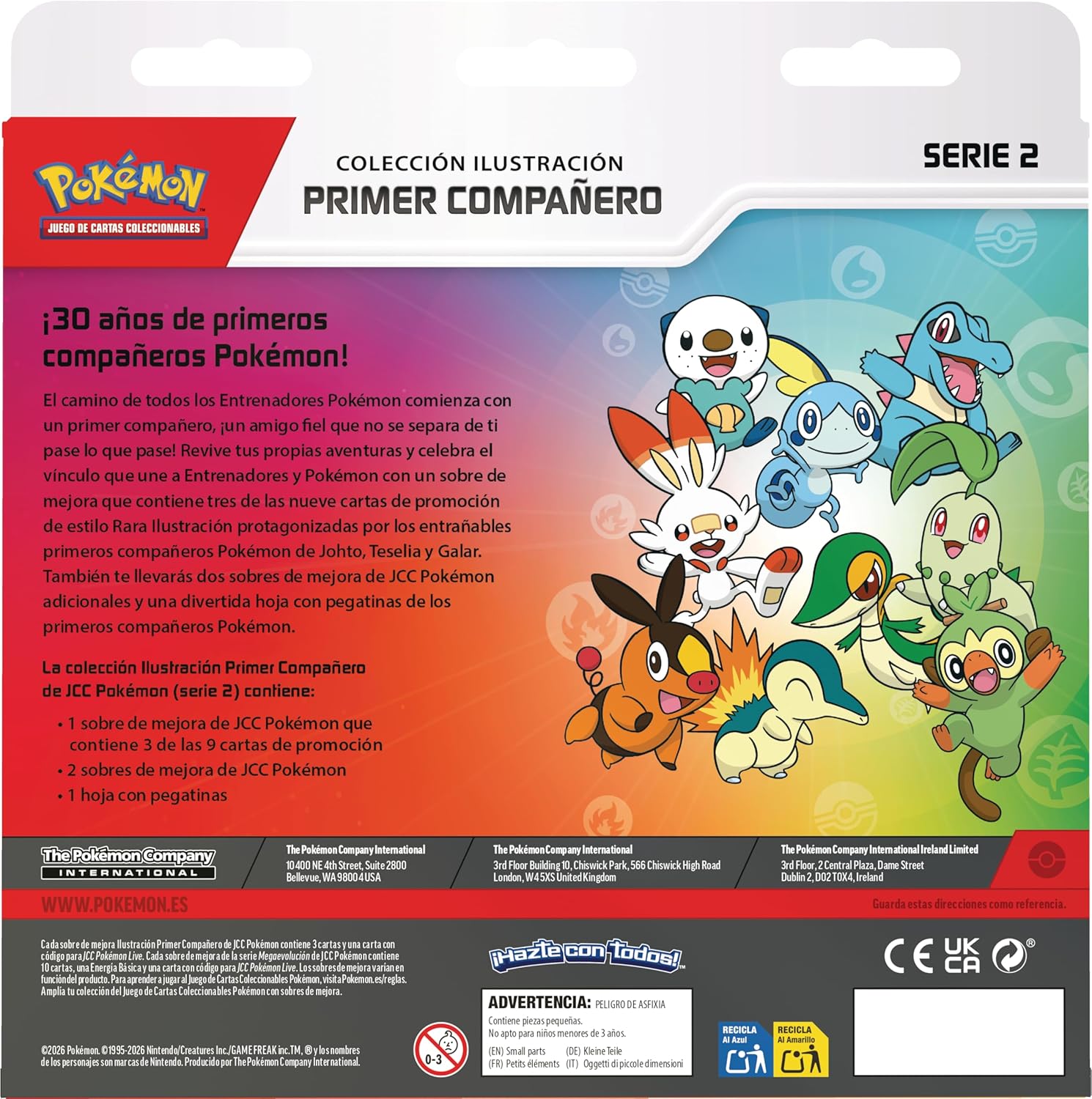 ESP POKEMON PRIMER COMPAÑERO Serie 2 – Robinson Cards
