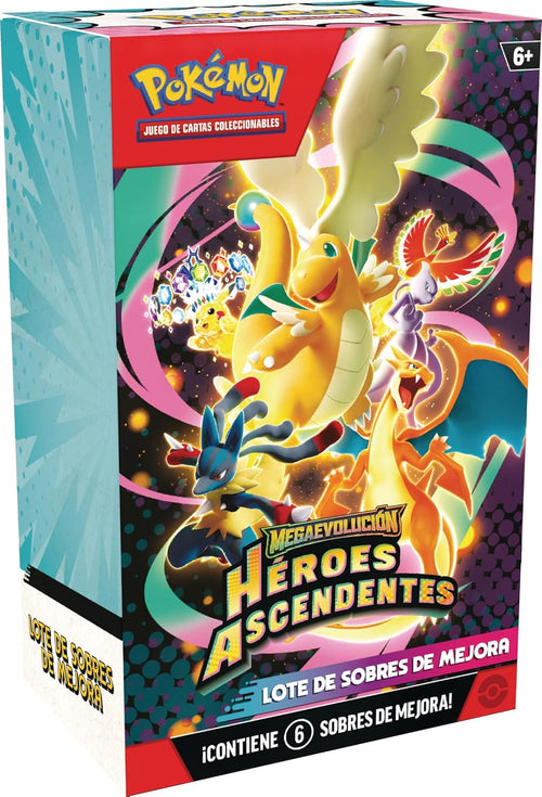 Booster Bundle Héroes Ascendentes - Lote de Sobres de Mejora de Megaevolución-Héroes Ascendentes