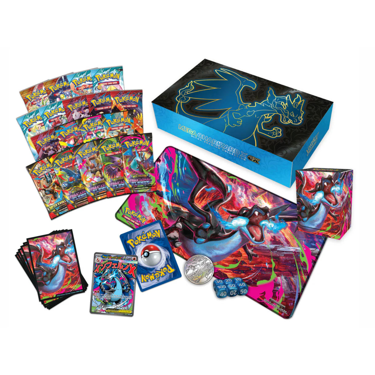 COLECCIÓN ULTRAPREMIUM POKEMON TCG MEGA-CHARIZARD EX ESPAÑOL