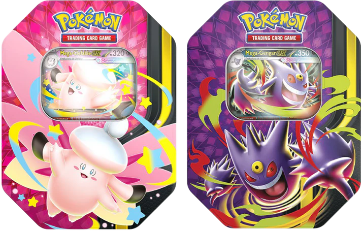 ESP Pokémon TCG Lata Verano 2026 Surtida Gengar Clefairy