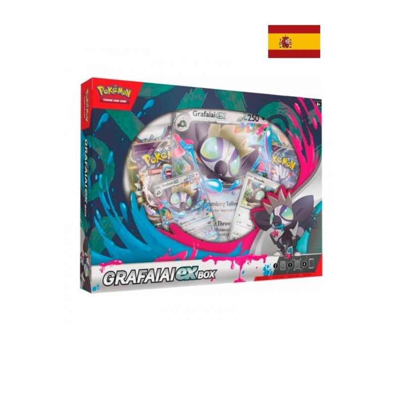 Caja Cartas Pokemon Coleccion Grafaiai Ex - Español