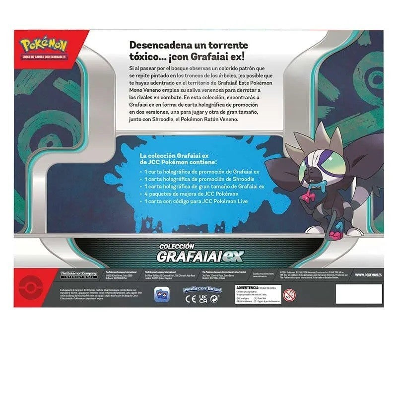 Caja Cartas Pokemon Coleccion Grafaiai Ex - Español