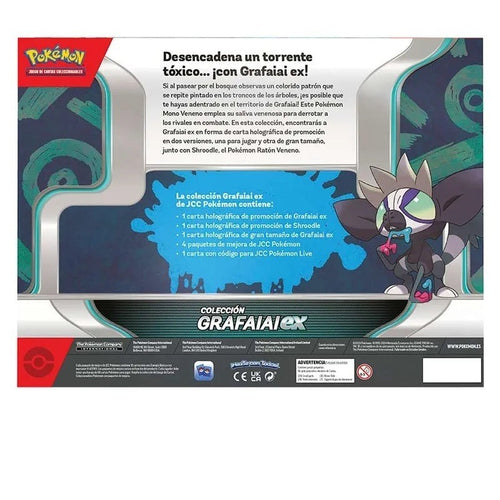 Caja Cartas Pokemon Coleccion Grafaiai Ex - Español