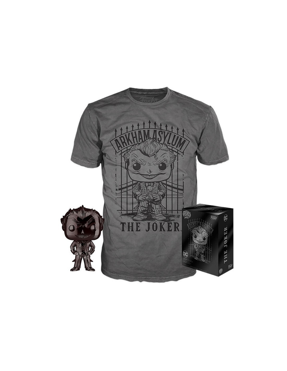 FUNKO POP! & Tee Box - FUNKO POP! DC Comics The Joker Exclusive + Camiseta (M)