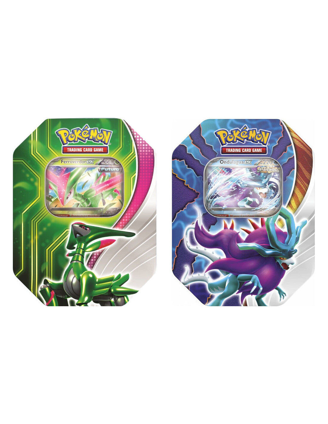 Lata Colisión Paradójica Ferroverdor Ex / Ondulagua Ex Español Pokémon