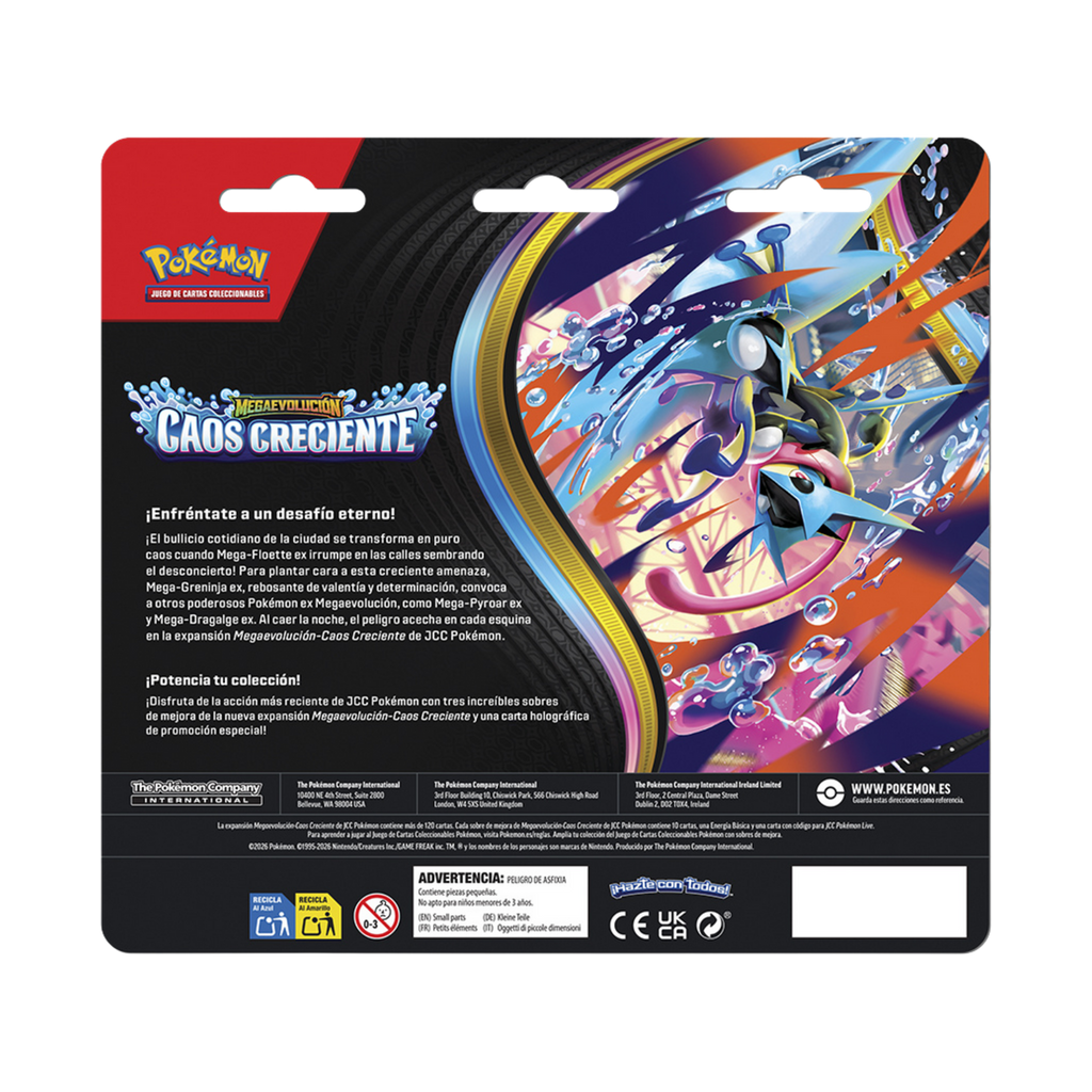 Blister Pokemon Caos Creciente - Español