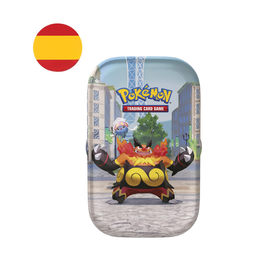Display completo 10 mini latas Ciudad Luminalia - Pokémon TCG Español