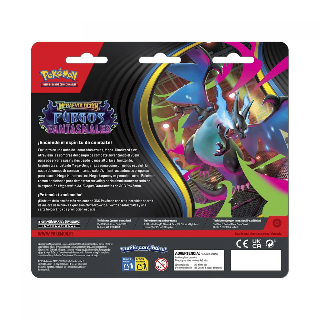 Pack de 3 Sobres de Cartas Fuegos Fantasmales