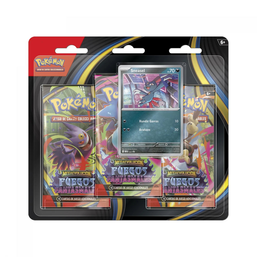 Pack de 3 Sobres de Cartas Fuegos Fantasmales