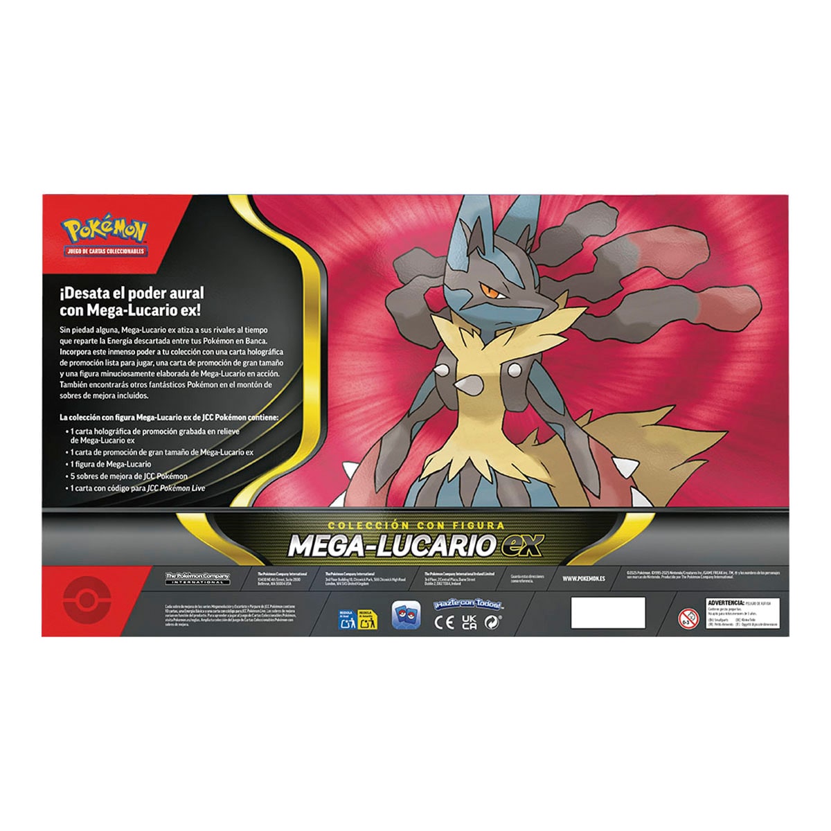 Colección con figura - MEGA LUCARIO EX
